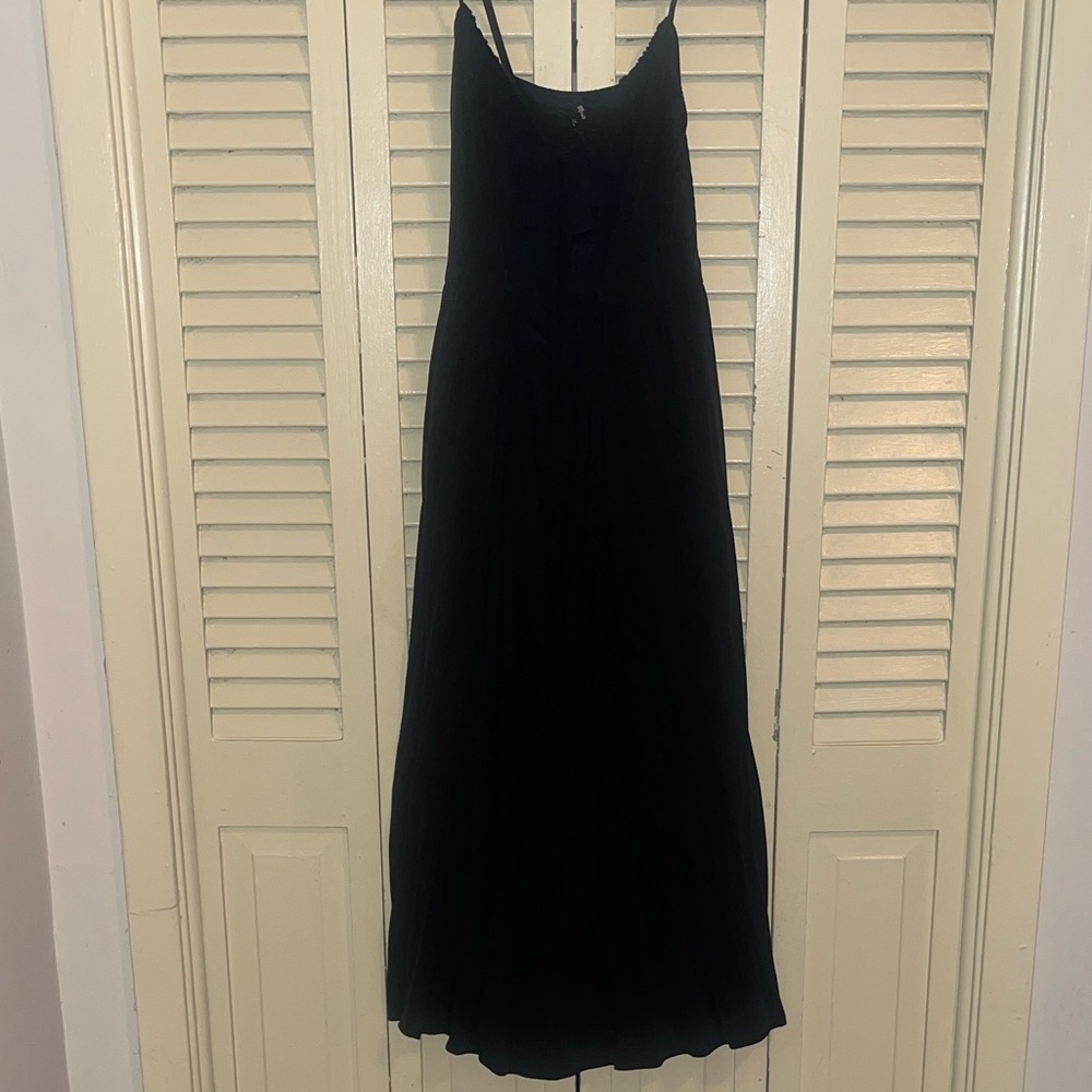 Madewell Black Cutout Tie-Front Maxi Dress - Women - Picture 5 of 6